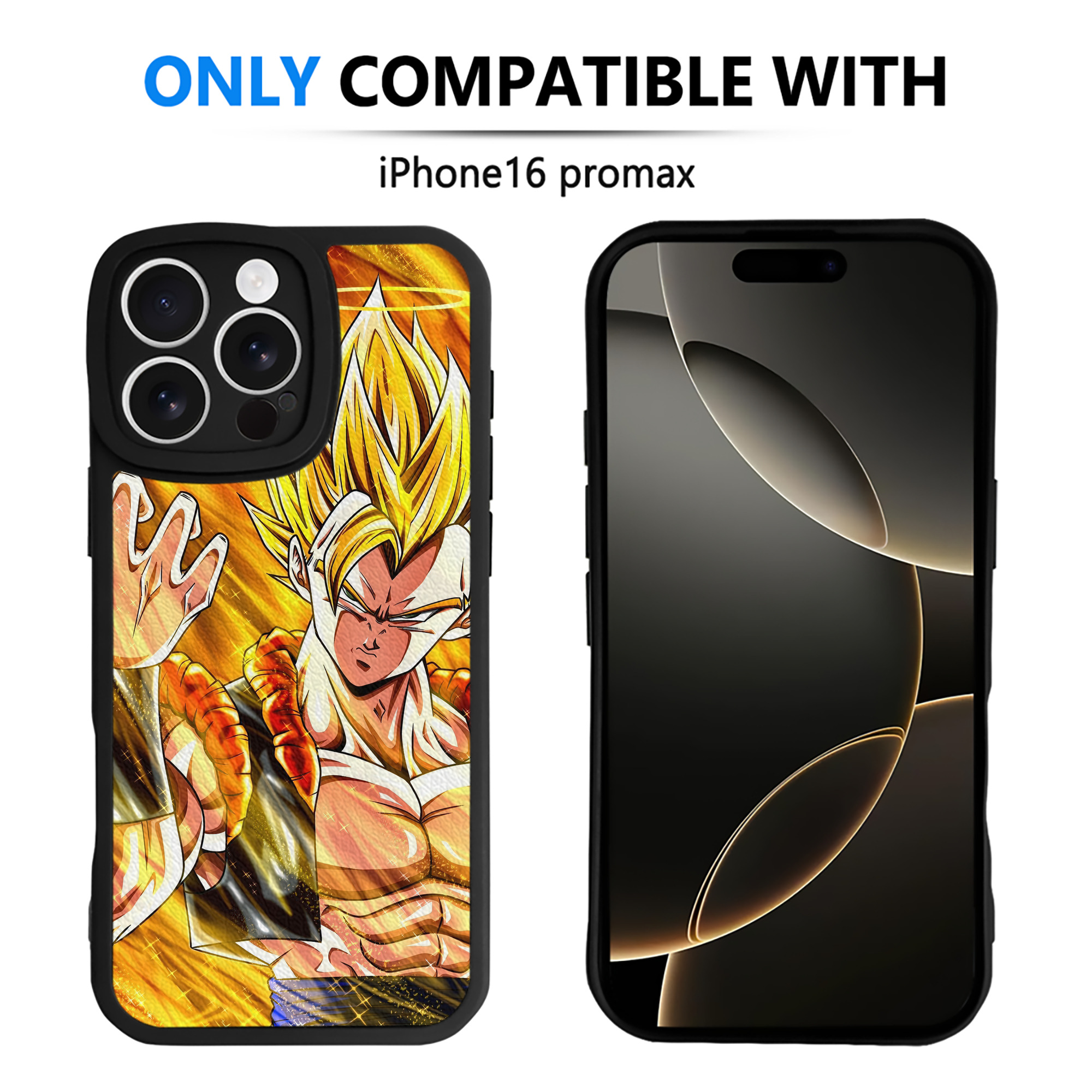 （画像用） ドラゴンボール DRAGON BALL 【iPhone 16シリーズ対応】シリコンスマホケース（レザー調） 材質：シリコン